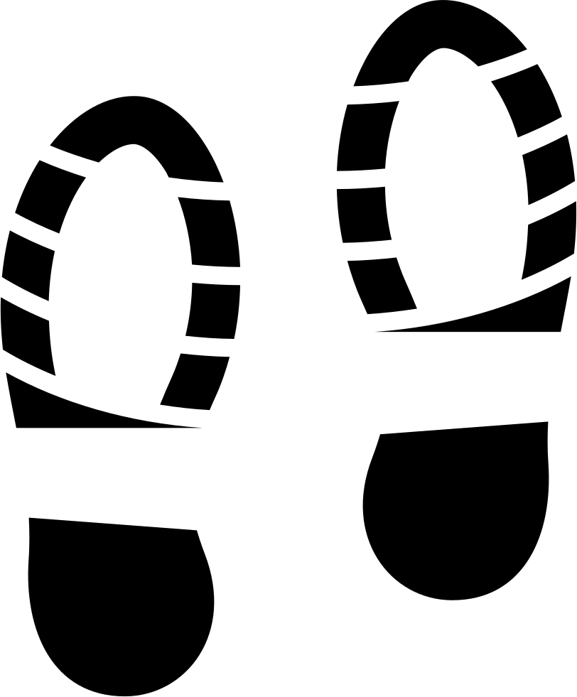 Shoe Prints Comments - Shoe Print Svg (812x981)