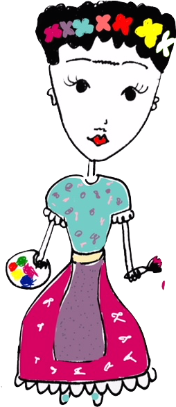 Frida Kahlo Clipart (255x599)