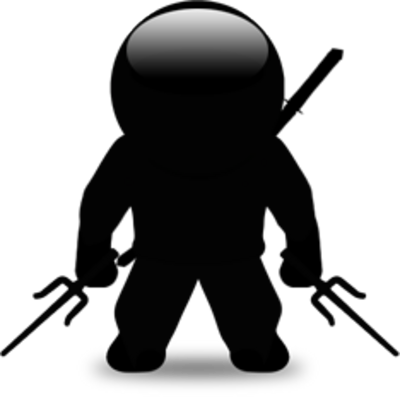 Ninja Turtle Shell Clip Art - Gaming Ninja (400x397)