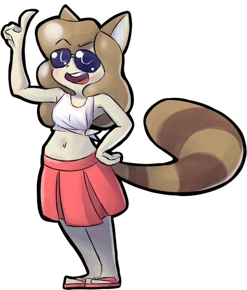 Monster Girl - Cartoon (615x617)