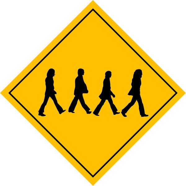 Beatles Abbey Road Silhouette (600x600)