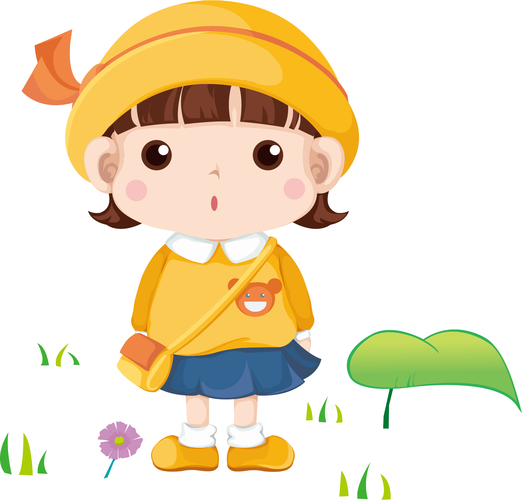Cartoon Child Illustration - 好看 的 Ppt 背景 (1738x1666)