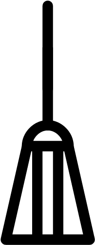 Pixel - ไม้กวาด Icon (512x512)