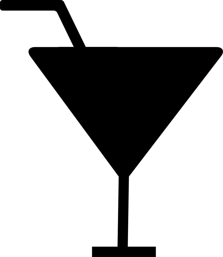 Cocktail Comments - Silueta De Coctel (852x980)