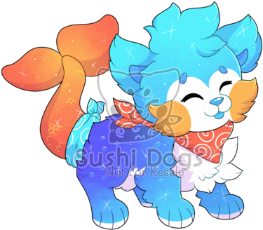 Goldfish Cocktail By Sooshdatabase - Cartoon (400x338)
