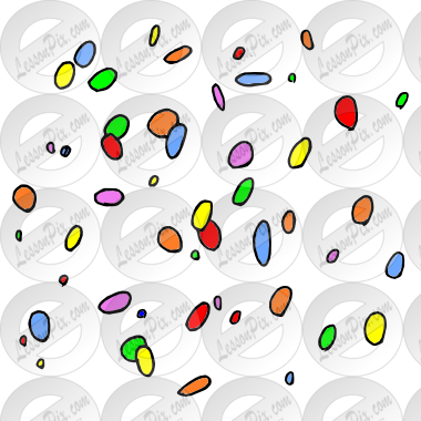 Confetti Picture - Circle (380x380)