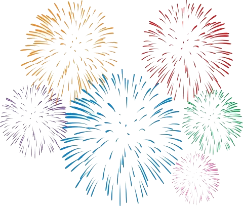 Fireworks - Firework Vector (480x407)