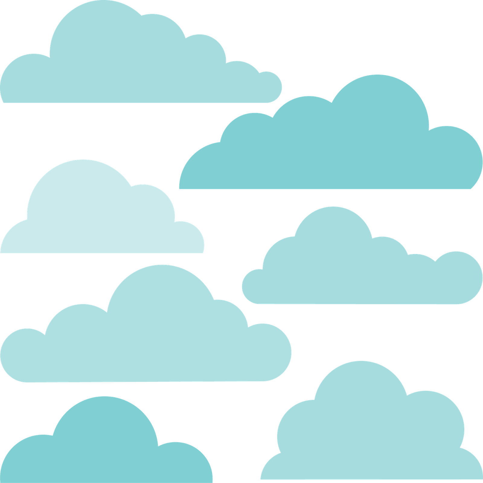 Cloud Rain Sky Shape Clip Art - Cloud Rain Sky Shape Clip Art (1600x1599)