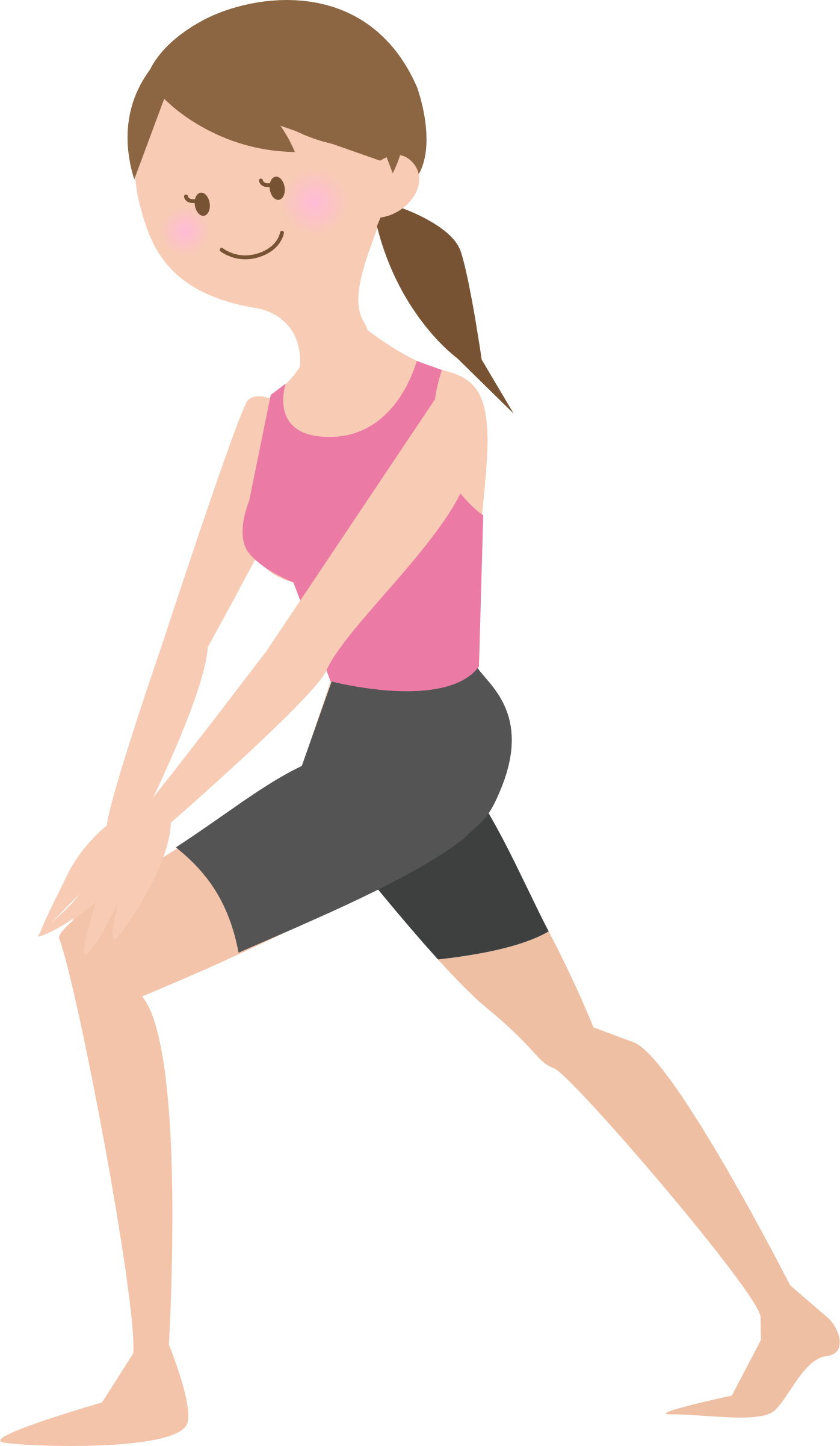 Big Image - Stretching Cartoonpng (1396x2400)