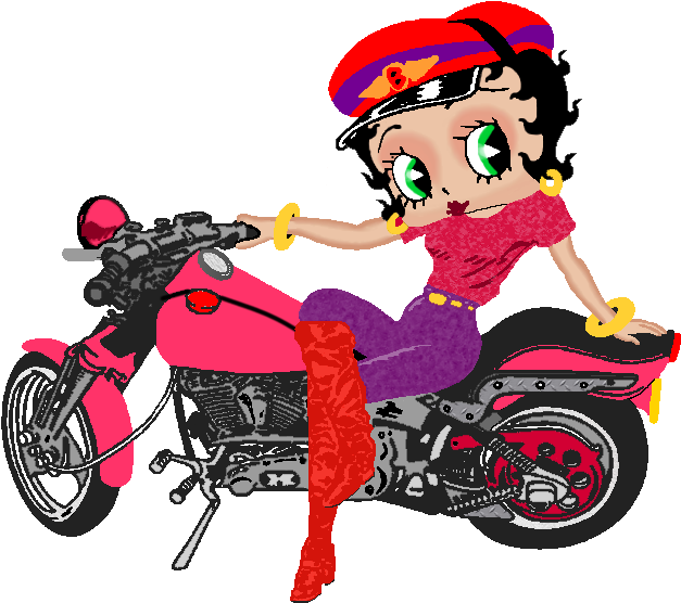 Biker Babe - Biker Babe Clip Art (735x610)
