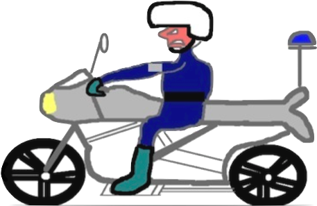 Cop On Motorcycle Transparent Background - Motorcycle Transparent Background (500x500)