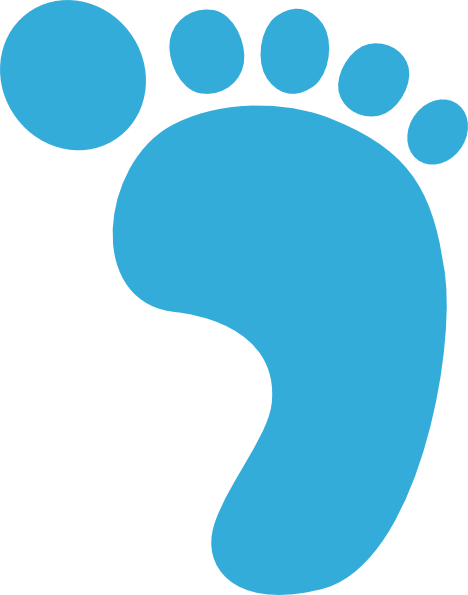 Footprint Clipart (468x595)