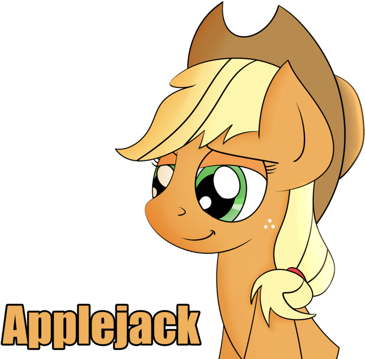 Applejack Headshot By Coramino - Cartoon (1024x717)