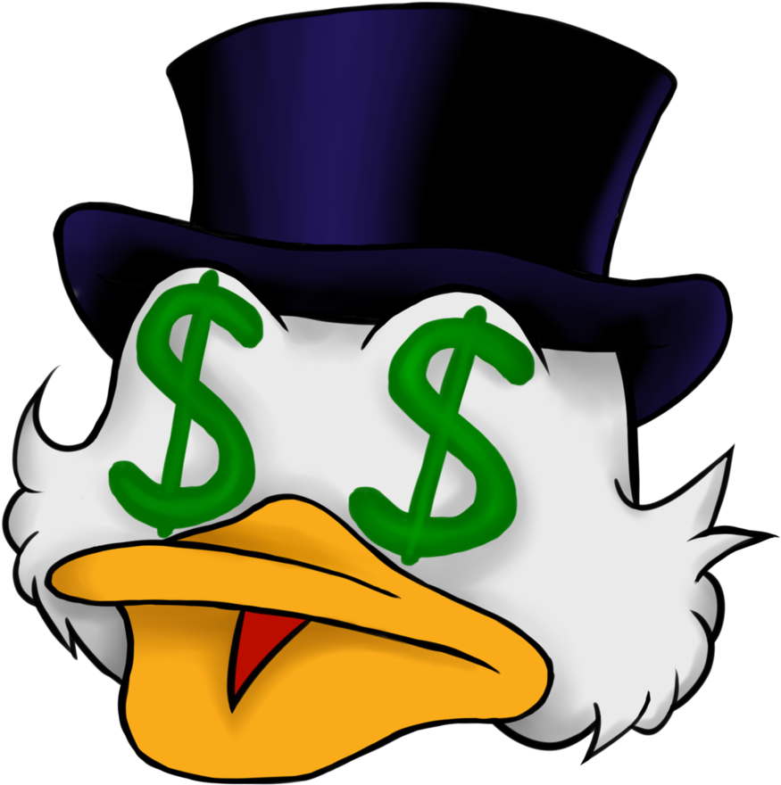 Dollar Eye Scrooge Mcduck By Alternativeend - Comics (894x894)