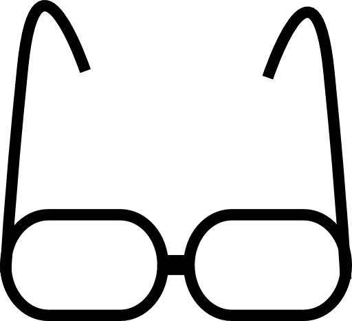 Glasses Icon - Icon (512x467)