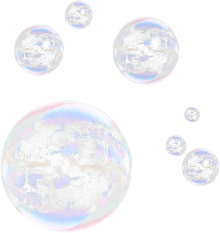 Bubble Clipart Transparent Background - Transparent Bubbles (755x798)