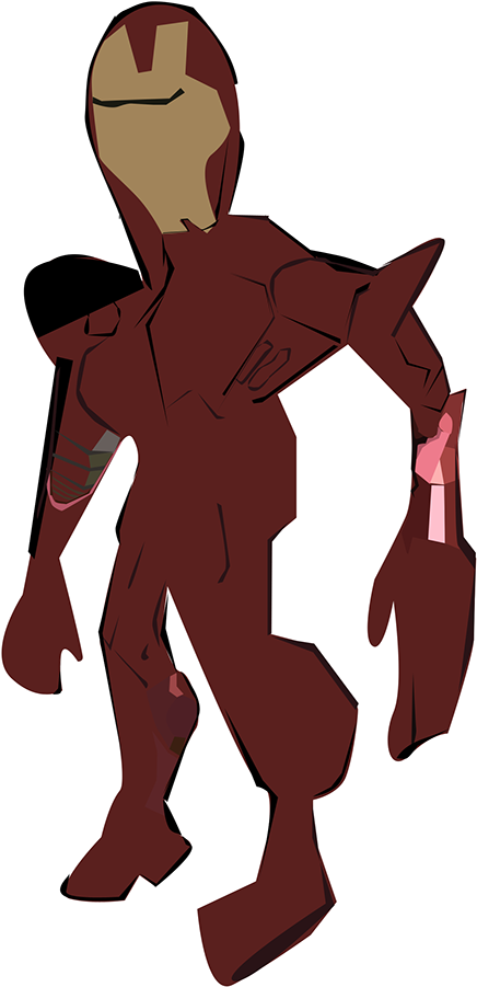 Thank You - Poorly Drawn Iron Man (600x1033)