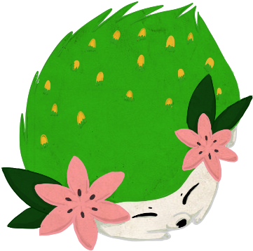 A Little Shaymin Sleeping - Tulip (458x430)