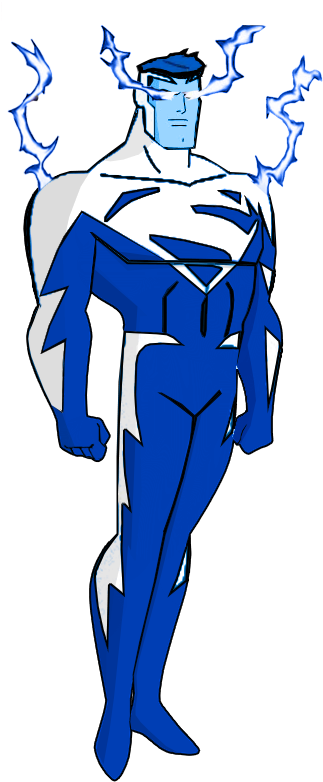 Superman Blue By Alexbadass On Deviantart - Comics (330x818)
