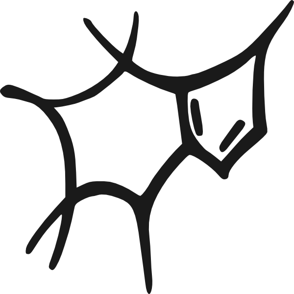 Caffeine Molecule Clip Art At Clker - Caffeine Molecule Art (600x600)