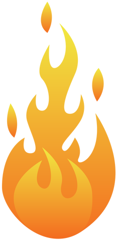 Drawn Flame Transparent - Cartoon Flame Transparent (512x512)
