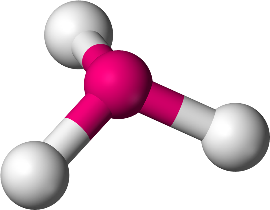 1024px Pyramidal 3d Balls Ammonia - Trigonal Pyramidal Molecular Geometry (1024x817)