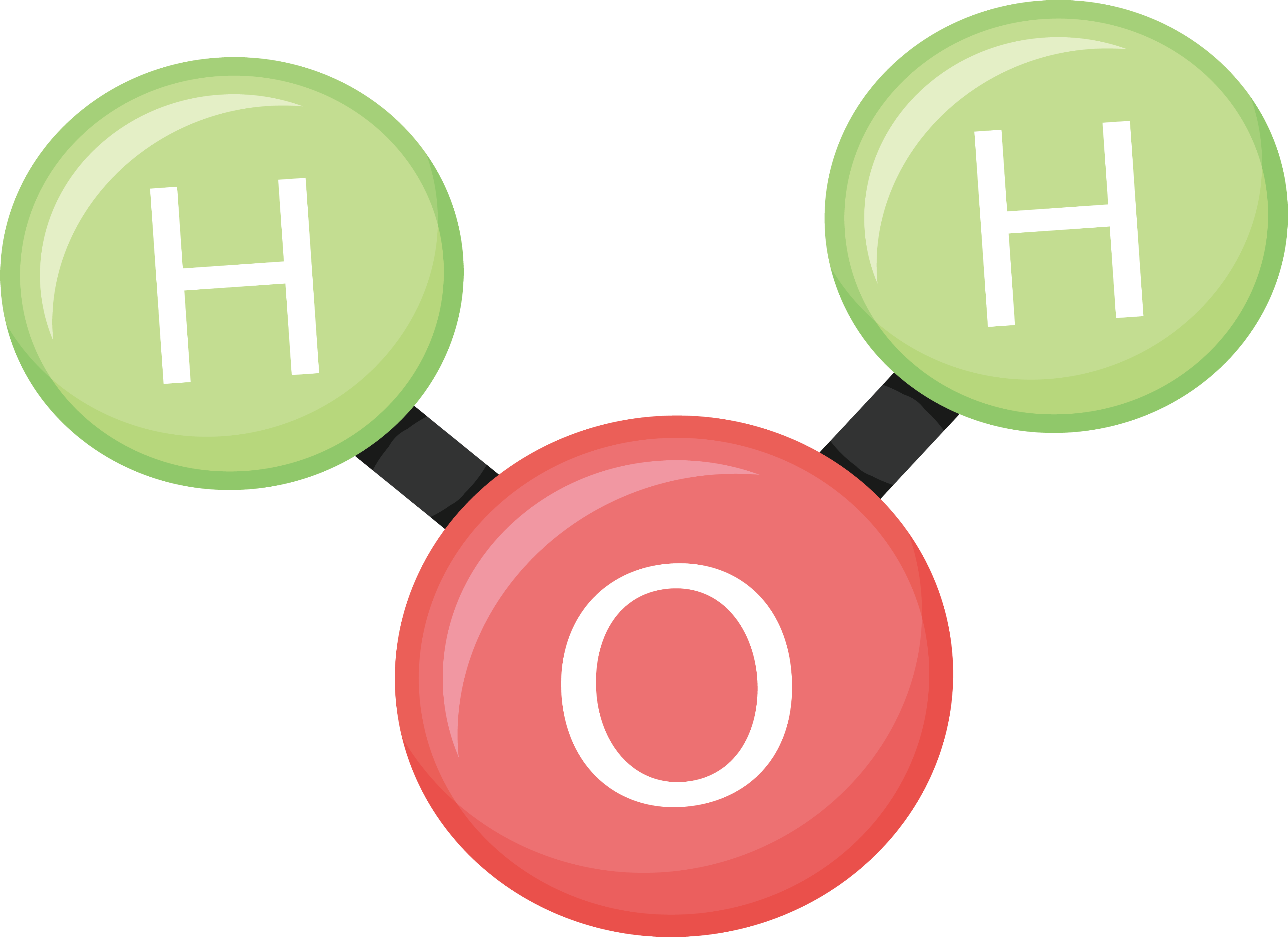 Molecule Water Chemical Structure - Molecule (4111x2992)