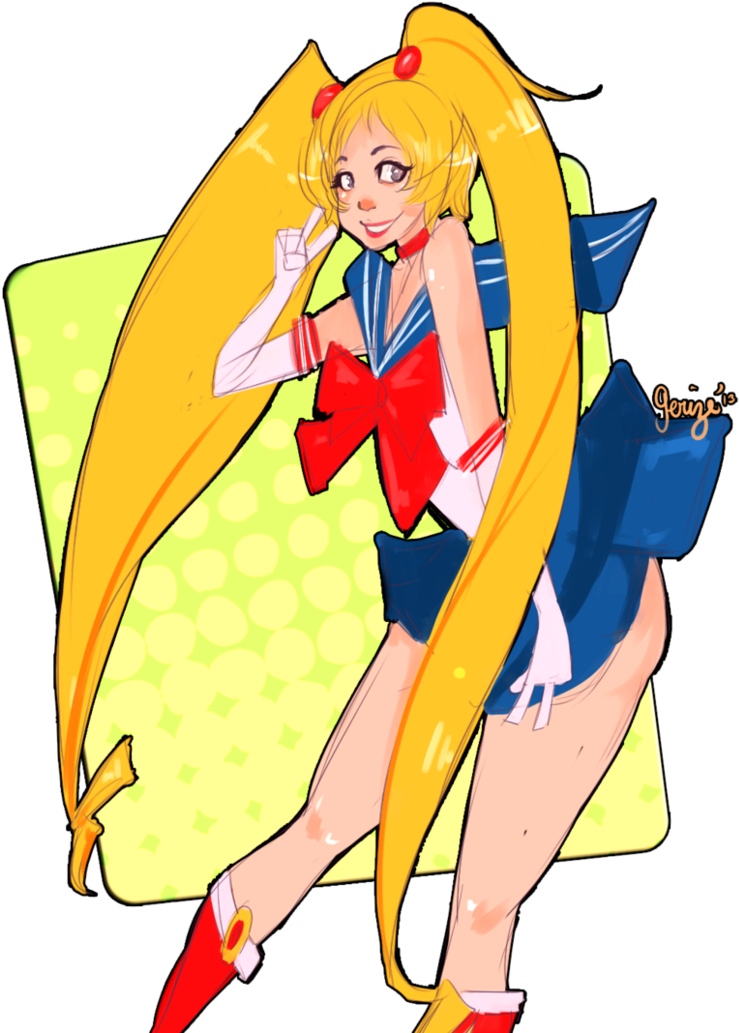 Sailor Moon By Gerizep - Cartoon (774x1032)