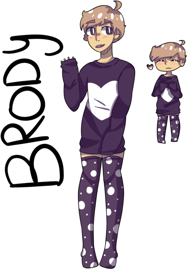 Brody Ref Sheet - Cartoon (774x1032)