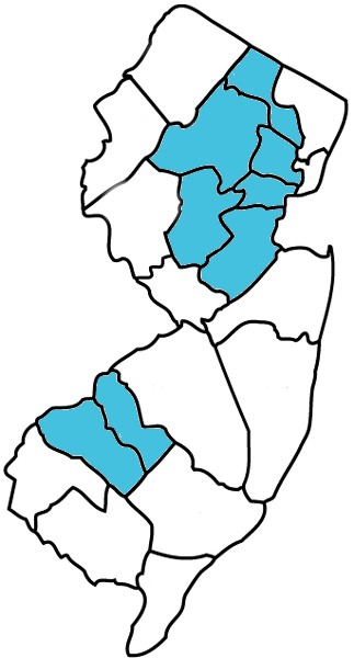Njcountiesblue 8counties - Portable Network Graphics (323x600)