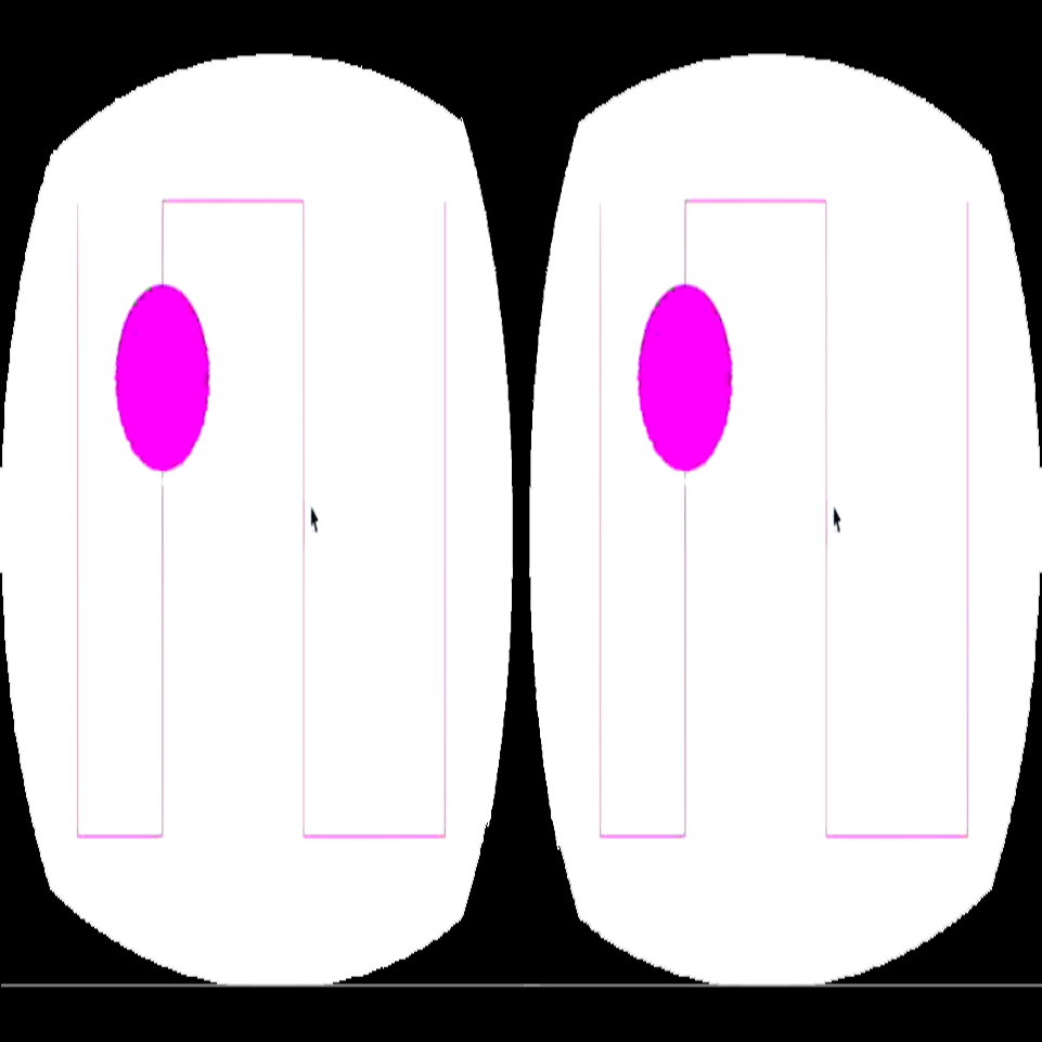 A View Through The Vr Headset For Calibration - Circle (961x961)