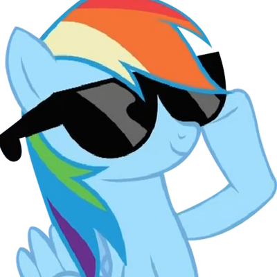 Sergeant Skittles - Rainbow Dash Sunglasses (400x400)