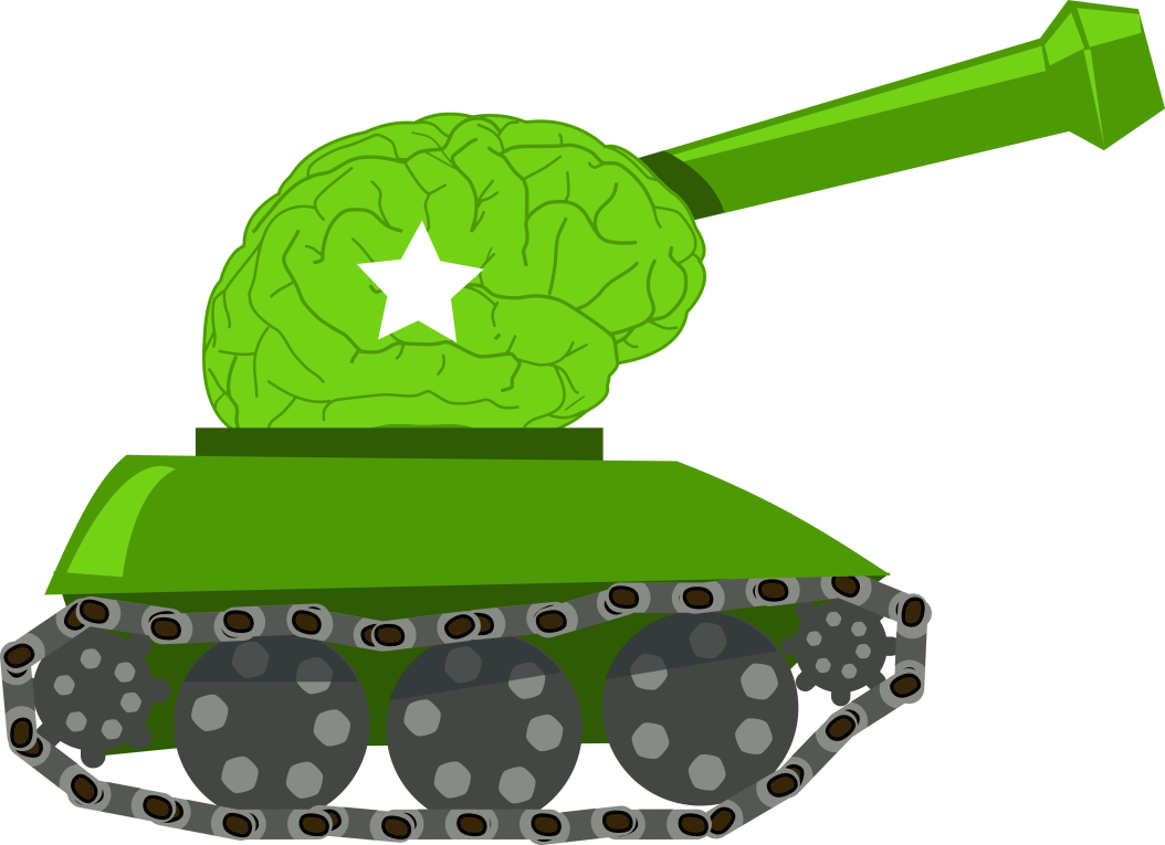 Geek Think - - Army Tank Cartoon (1054x765)
