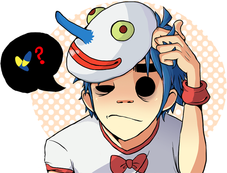 Faceache-headache By Sharezii - Gorillaz Aesthetics (900x666)