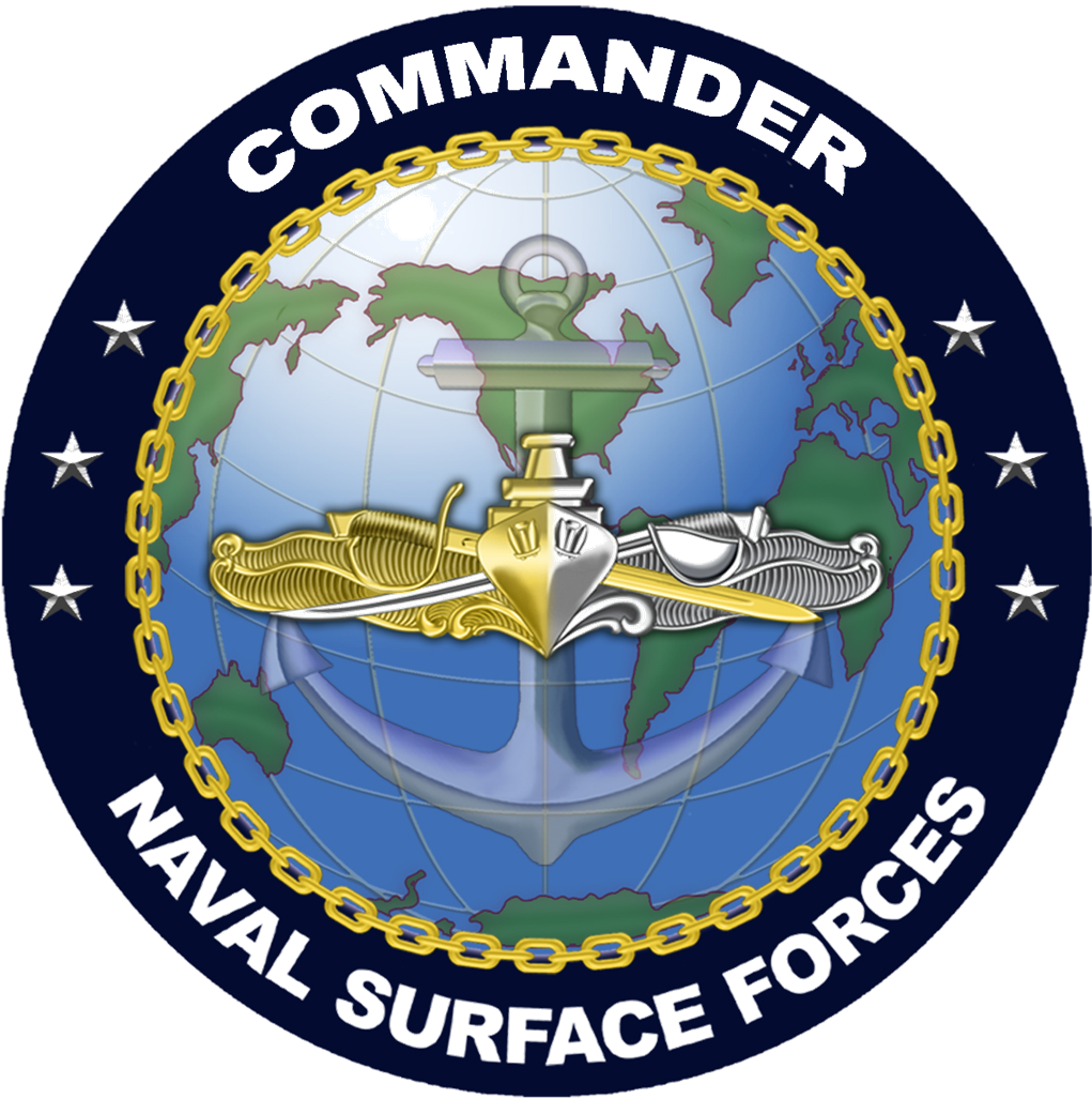 Commander Naval Surface Forces Logo/seal - Commander Naval Surface Forces (1021x1027)