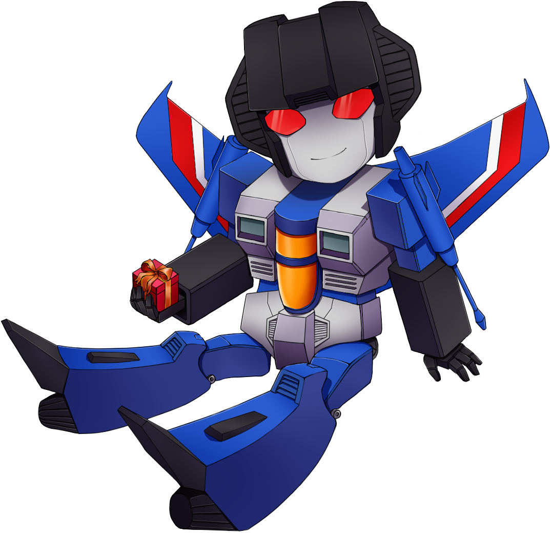 Thundercracker Chibi By Kuriko San Thundercracker Chibi - Cartoon (1330x1232)
