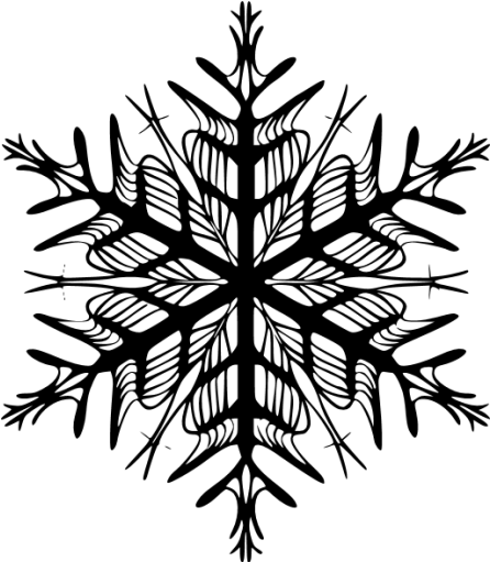 Navy Snowflake (512x512)