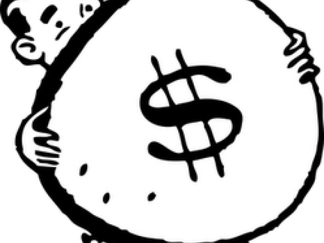 Substantial Cliparts - Money Bag (640x480)