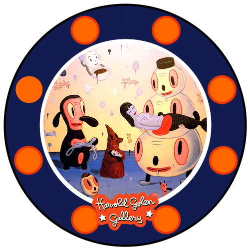 Gary Baseman - Astek Happy Idiot - Gary Baseman - Wall Decal (525x525)