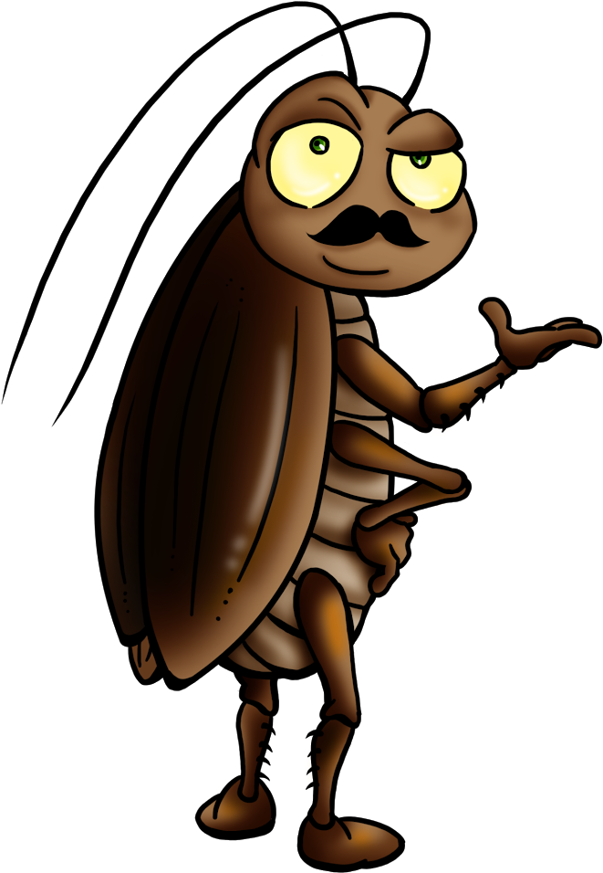 A Cockroach - Portable Network Graphics (848x1087)