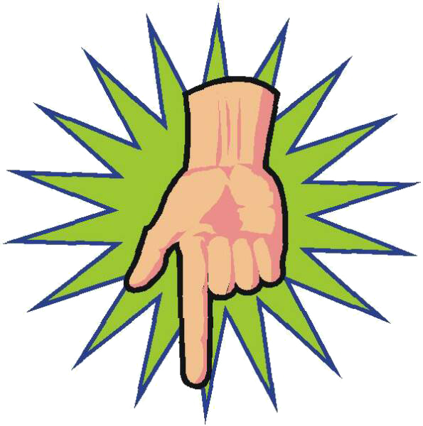 Finger Pointing - Similar Figures (595x600)