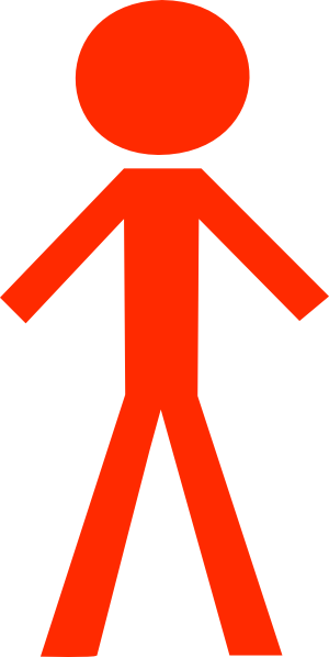Stick Figure Clip Art (300x598)