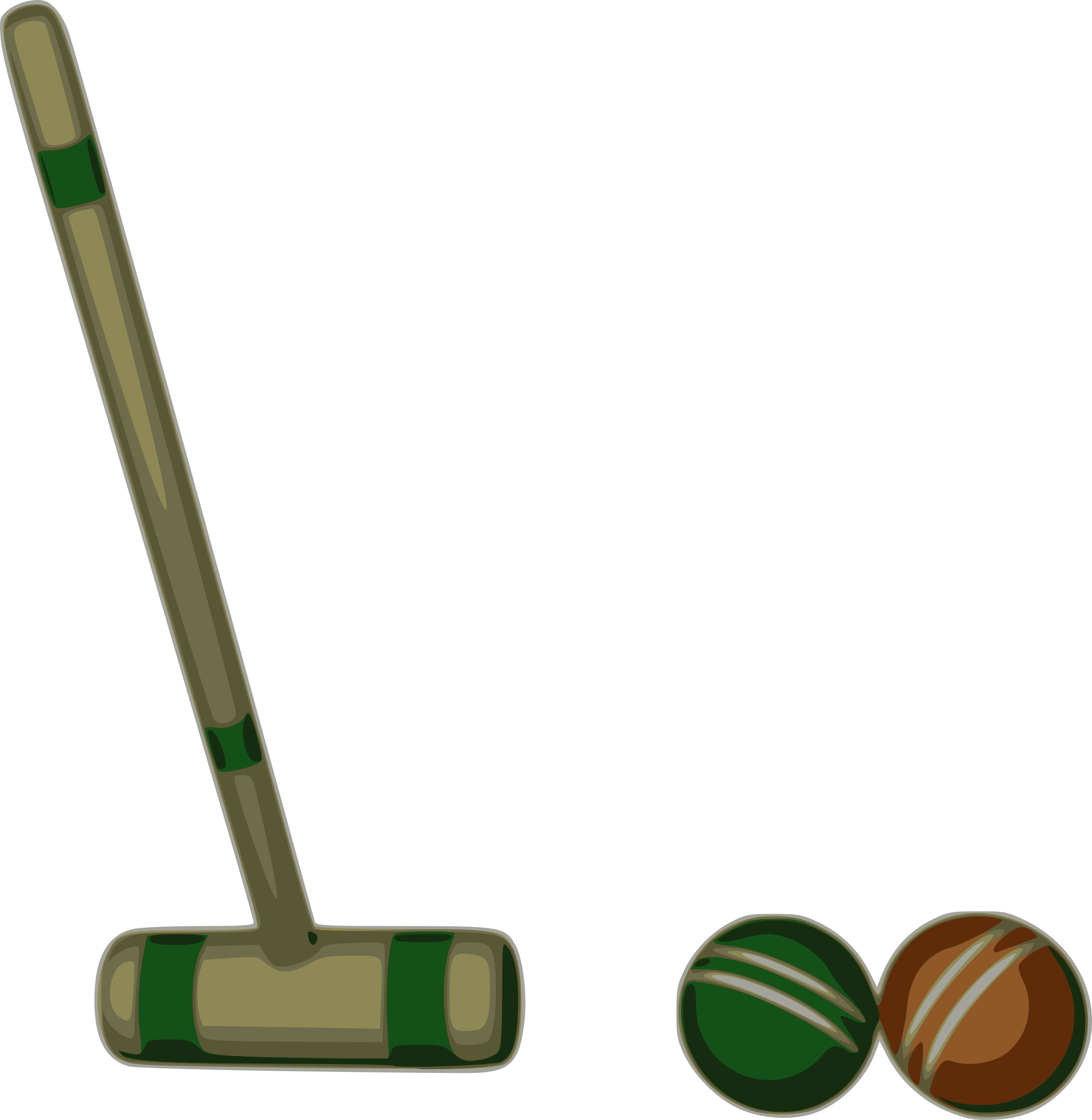 Croquet Clip Art (2341x2400)