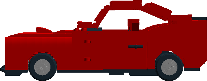 Lego Dodge Challenger - Convertible (1295x616)