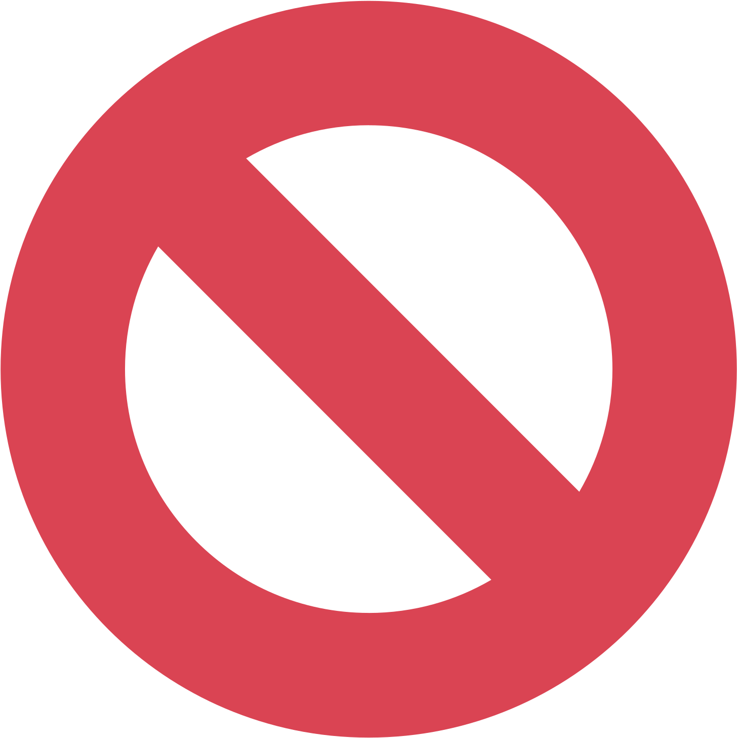 Open - No Sign With Transparent Background (2000x2000)