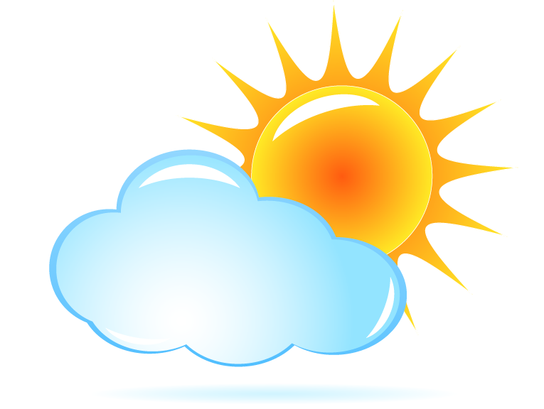 Simple Clouds Sun Pattern - Simple Clouds Sun Pattern (765x576)
