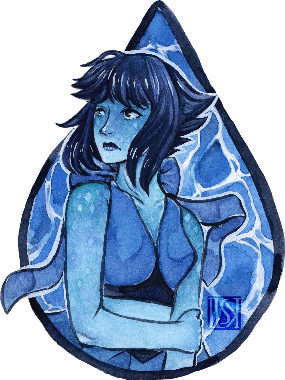 Lapis By Lisk-art - Cartoon (1000x1332)