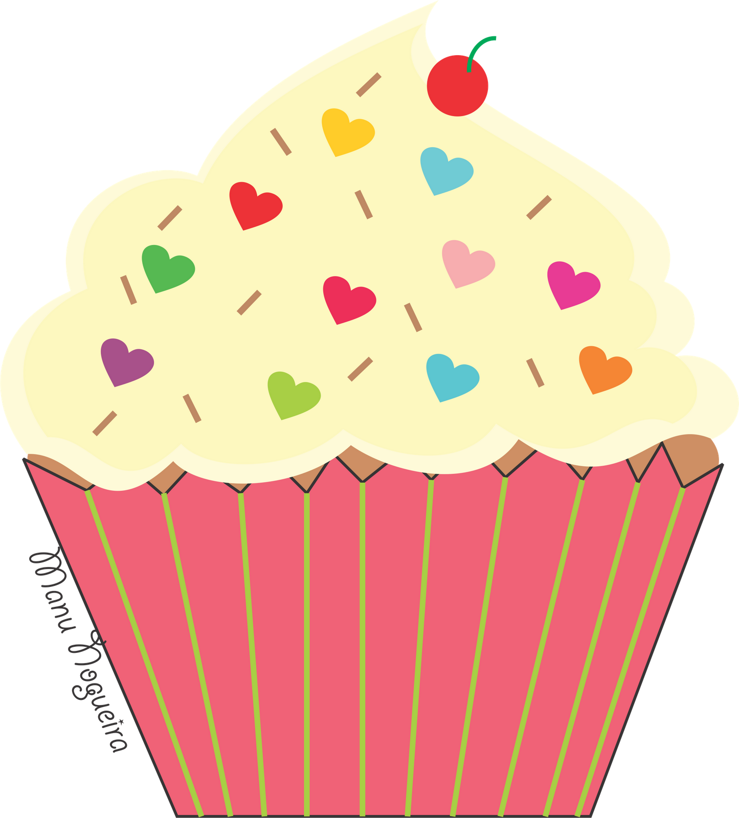 Gostaram Espero Que Sim - Cupcake (1445x1600)