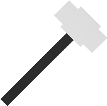 Unturned Skin White Sledgehammer - Blade (400x400)