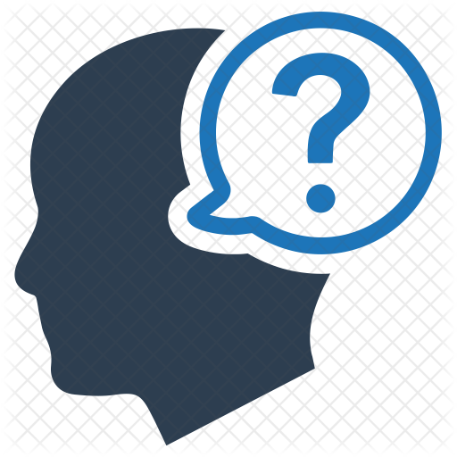 Brainstorming Icon - Confusion Icon (512x512)
